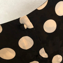 Load image into Gallery viewer, Black Silk Polka Dot Dress