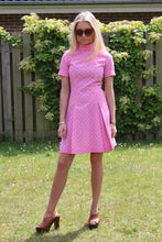 Load image into Gallery viewer, Baby Pink Turtleneck Cotton Mini Dress