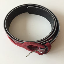 Load image into Gallery viewer, Suede and leather belt
