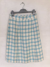 Load image into Gallery viewer, Checkered pencil skirt with glitter