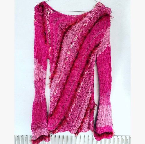 Cool 90s Pink Knit