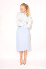 Load image into Gallery viewer, Iceblue 70s Dress with Bowtie