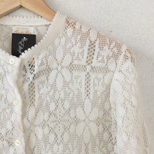 Load image into Gallery viewer, Lace Knit Cardigan 60s