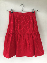 Load image into Gallery viewer, Red Silk Balloon Skirt