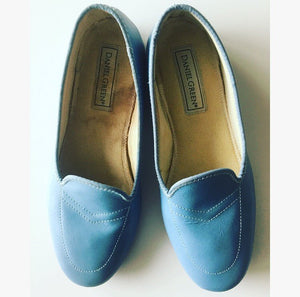 Baby Blue Loafers