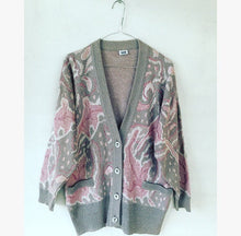 Load image into Gallery viewer, Oversized Silver Sparkle Cardigan