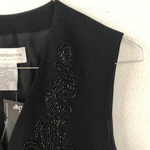 Load image into Gallery viewer, Black Beaded Vest