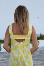 Load image into Gallery viewer, Gingham Short Summer 60&#39;s Dress