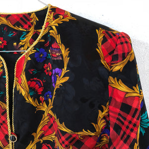 Print Silk Jacket