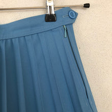 Load image into Gallery viewer, Cute Pleated Light Blue Skirt