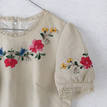 Load image into Gallery viewer, Cute floral embroidery dress