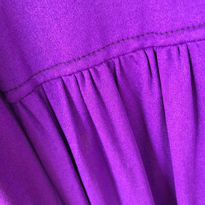 Pretty Purple Polyester Dress