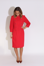 Load image into Gallery viewer, Red Wool Dress