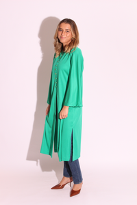 Green Poly Robe