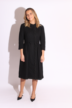 Load image into Gallery viewer, Dark Grey 60s Wool Dress