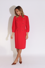 Load image into Gallery viewer, Red Wool Dress