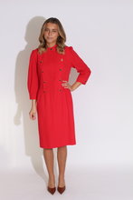 Load image into Gallery viewer, Red Wool Dress