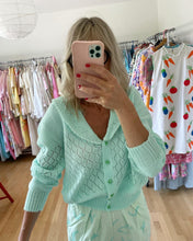 Load image into Gallery viewer, Mint Green Knit Cardigan