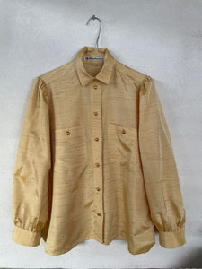 Yellow Gold Buttons Shirt