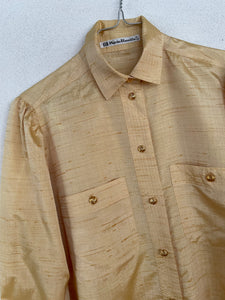 Yellow Gold Buttons Shirt