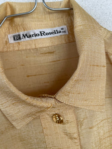 Yellow Gold Buttons Shirt