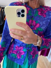 Load image into Gallery viewer, Floral Print Silk Jacket