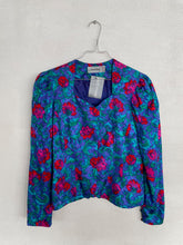 Load image into Gallery viewer, Floral Print Silk Jacket