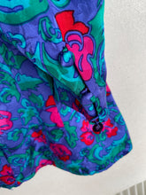 Load image into Gallery viewer, Floral Print Silk Jacket