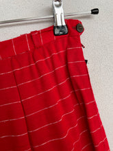 Load image into Gallery viewer, Red 70s Midi Skirt