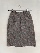 Load image into Gallery viewer, Wool Zipper Skirt