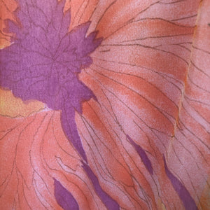 Floral Print Chiffon A-Line Dress