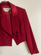 Load image into Gallery viewer, Burgundy Short Tuxedo Jacket