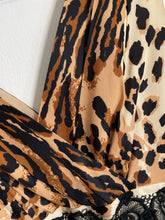 Load image into Gallery viewer, Leopard Print 60s Evening Gown