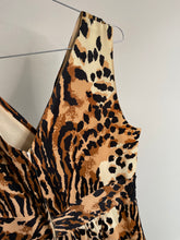 Load image into Gallery viewer, Leopard Print 60s Evening Gown