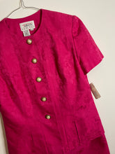 Load image into Gallery viewer, Hot Pink Skirt Suit 80s