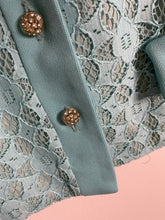 Load image into Gallery viewer, Lace Jacket with Rhinestone Buttons