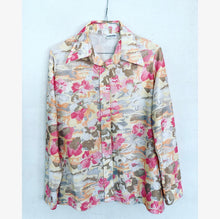 Load image into Gallery viewer, Pastel Print Poly Shirt 70s