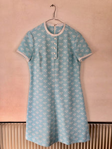 Light Blue A-Line Dress