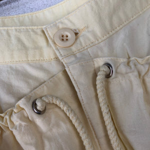 Pale Yellow Side Pocket Pants