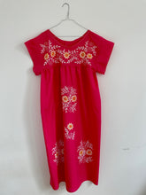 Load image into Gallery viewer, Pink Embroidery Lounge Dress