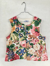 Load image into Gallery viewer, Floral Print Cotton Vest