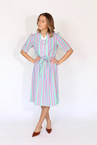 Rainbow Stripe Dress