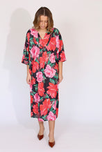 Load image into Gallery viewer, Floral Print Poly Dress