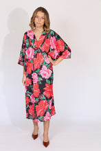 Load image into Gallery viewer, Floral Print Poly Dress