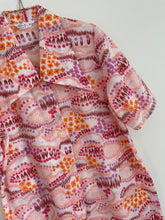 Load image into Gallery viewer, Printed Shirt Dress 70s