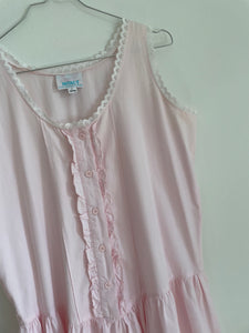 Baby Pink Lace Trim Dress