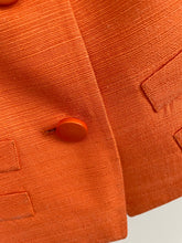 Load image into Gallery viewer, Orange Silk Jacket