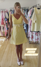 Load image into Gallery viewer, Gingham Short Summer 60&#39;s Dress