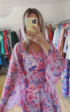 Load image into Gallery viewer, Floral Print Maxi Dress 70s