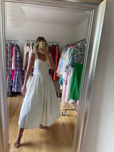 White Linen Dress